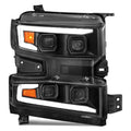 ANZO USA ANZO - 19-22 Chevrolet Silverado 1500 LED Proj HL