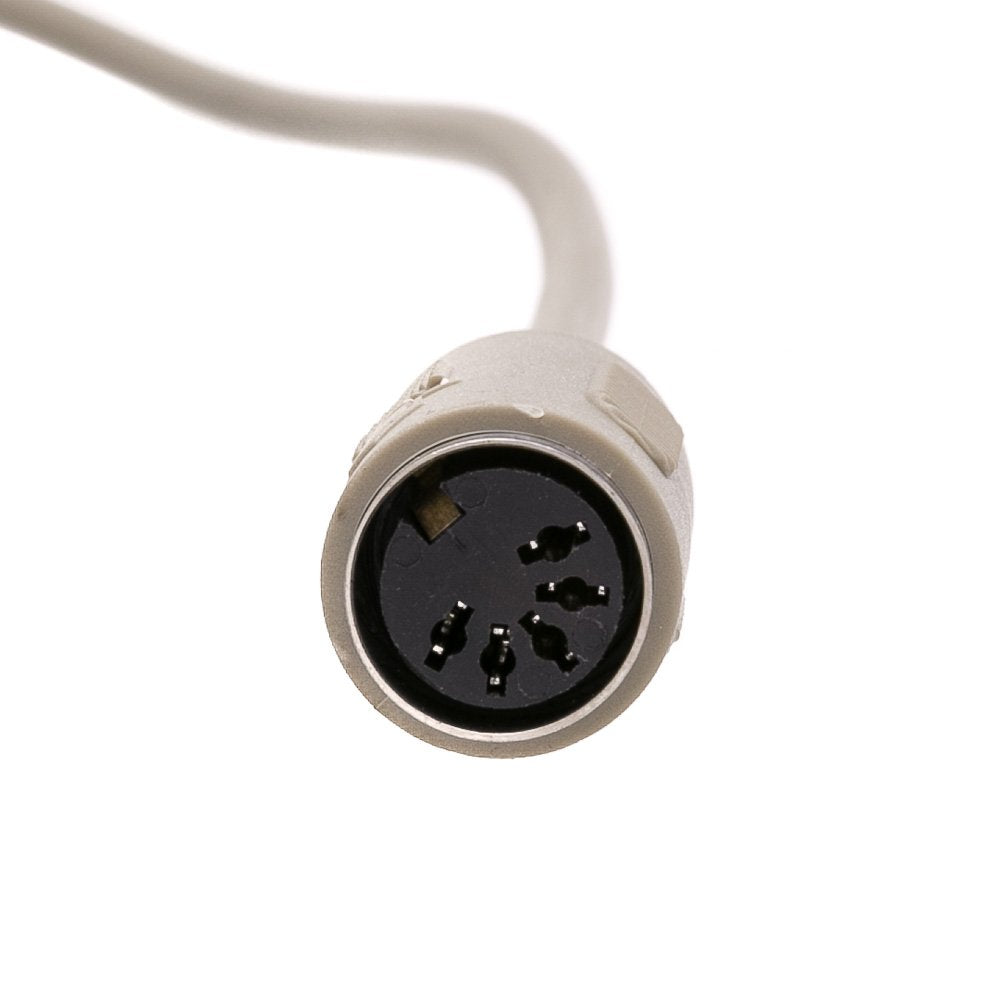 CableWholesale at Keyboard Extension Cable, Din5 Male to Din5 Female, 5 Conductor, Straight, 6 Foot, Keyboard Extension Cable Din