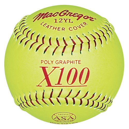 MacGregor 12 Inch ASA Fast Pitch Softball - 12 Pack