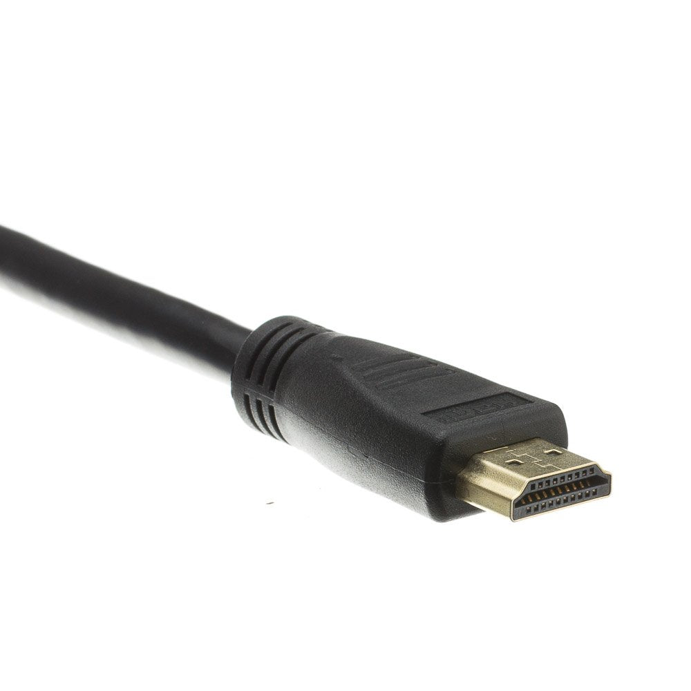 CableWholesale 4K Ultra High Speed HDMI Cable, 18 Gbps, HDMI-A Male to HDMI-A Male Connector, 26 AWG, Black, 1.5 feet