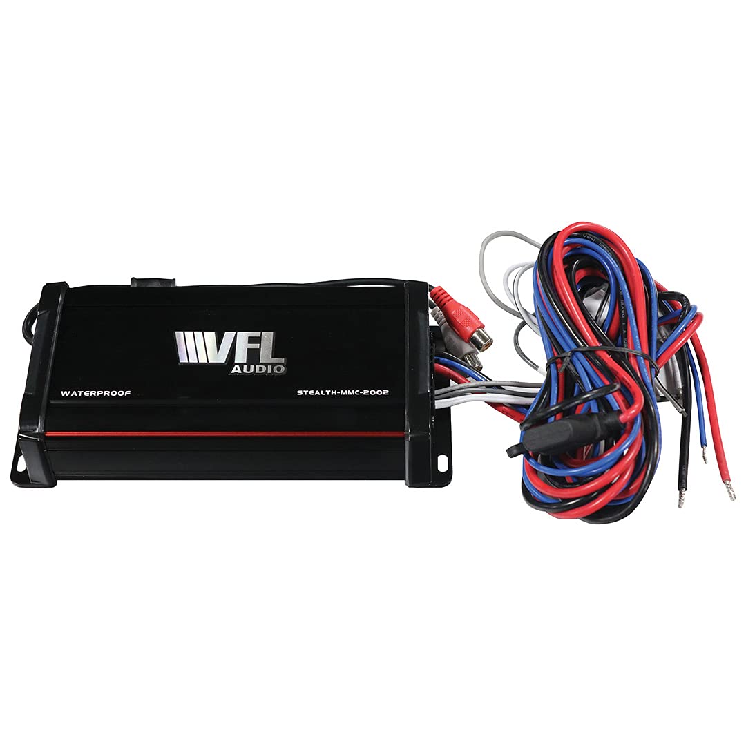 American Bass VFL Stealth MMC-2002 Marine Amplifier, 2-Channel, 1000W Max