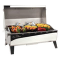 Camco 58131 Stow N' Go 160 Gas Grill with Thermometer and Igniter, White