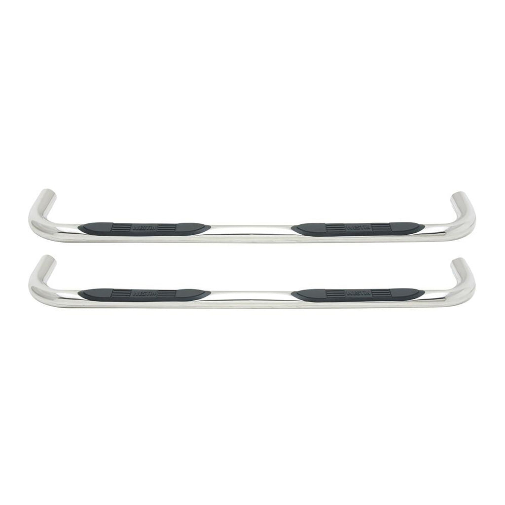 Westin 23-2310 E-Series 3 Round Nerf Bars Polished Pair