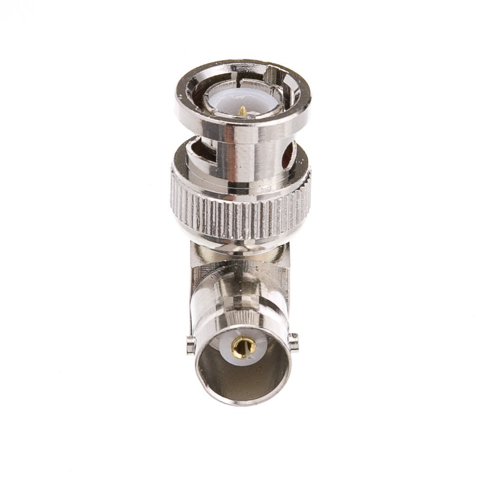 CableWholesale BNC Right Angle Adapter, BNC Male to BNC Female Elbow