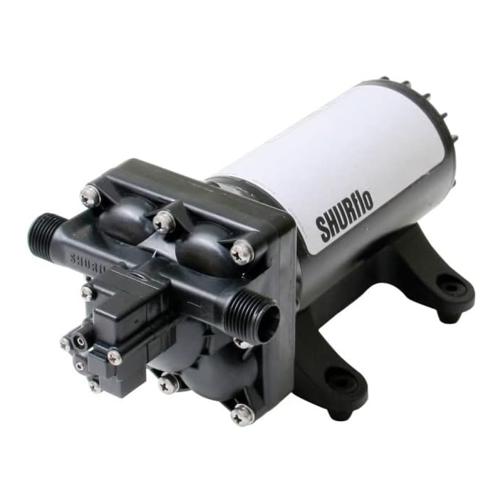 PENTAIR SHURFLO 4048-153-E75 High Flow RV Fresh Water Pump, 4.0 GPM, 55 PSI