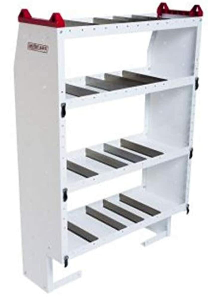 Weather Guard Heavy Duty Adjustable 4 Shelf Unit, 60in x 42in x 16in, Model 9364-3-03