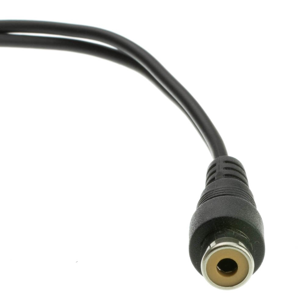 RCA Splitter/Adapter, RCA Female to Dual RCA Male, 6 inch