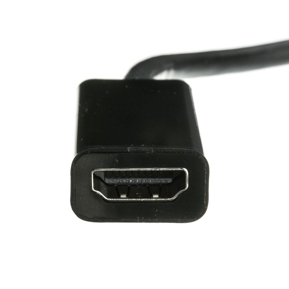 CableWholesale DisplayPort Male to HDMI Female Active Adapter support for 4K Video, Audio Enabled