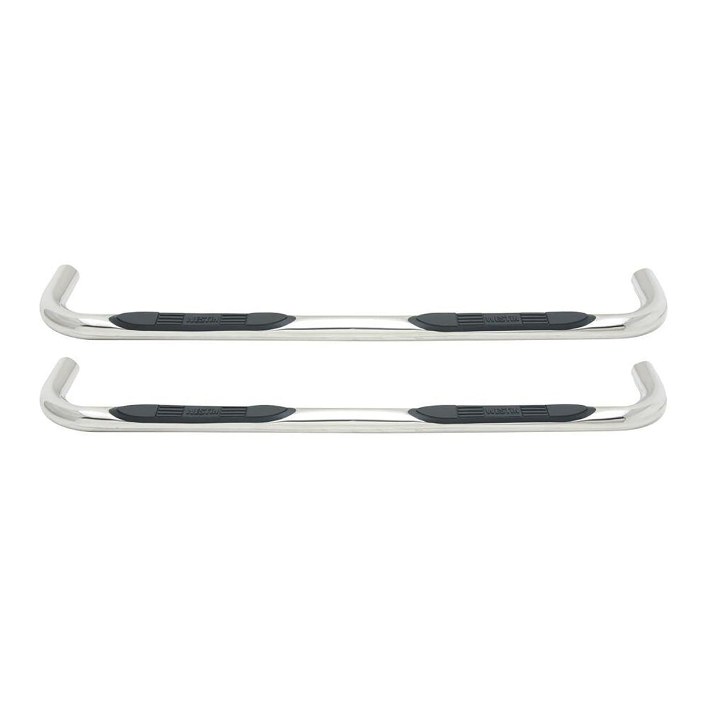Westin 23-3550 E-Series 3 Round Nerf Bars Polished Pair