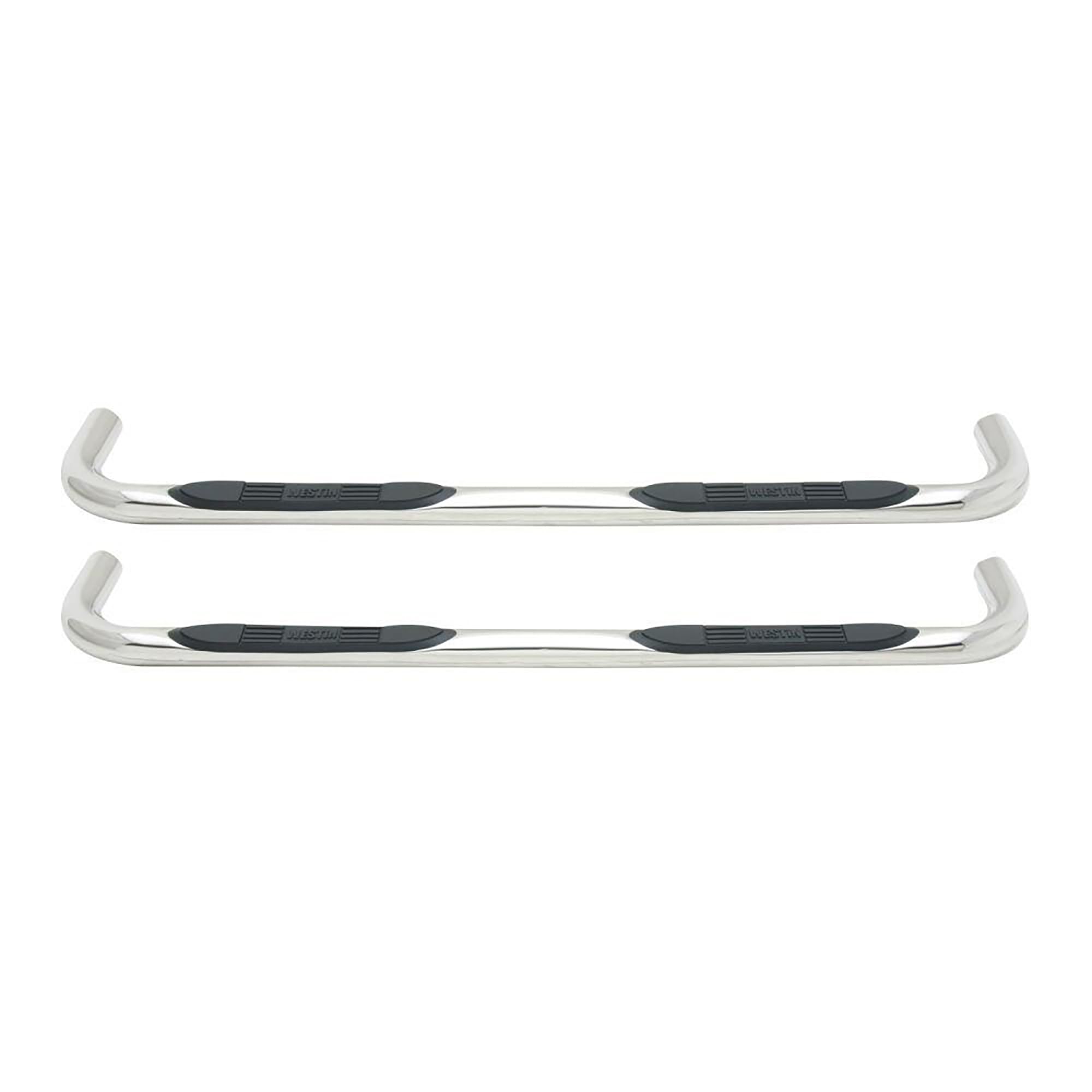 Westin 23-3550 E-Series 3 Round Nerf Bars Polished Pair