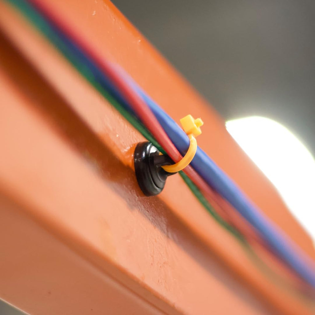 Mag Daddy Magnetic Cable Tie Mount - Small (Pack of 10, Black)