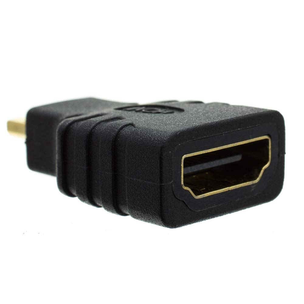 CableWholesale Micro HDMI to HDMI Adapter, Micro HDMI (Type D) Male to HDMI Female