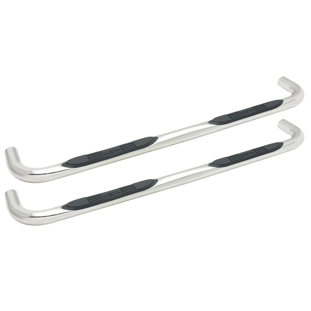Westin 23-1680 E-Series 3 Round Nerf Bars Polished Pair