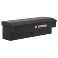 Weather Guard Model 184-52-04 41in Lo-Side Truck Box, Aluminum, Textured Matte Black, 3.0 cu ft capacity