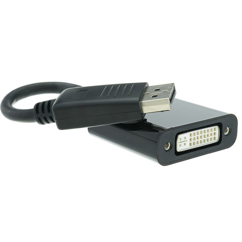 Cable Wholesale Display Port Male to DVI F Adapter 6 Inch Cable