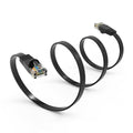 CableWholesale Flat Cat6 Ethernet Patch Cable, 1 Foot, 32AWG, UTP (Unshielded Twisted Pair) Internet Network Cable with Snagless/ RJ45 Connector