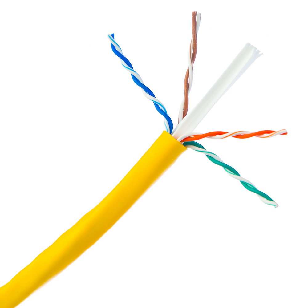 CableWholesale 1000 Foot Bulk Cat6 Ethernet Cable, 24 AWG, ETL Listed 4 Pair Stranded Bare Copper, Unshielded Twisted Pair(UTP) with Pull Box, Gray