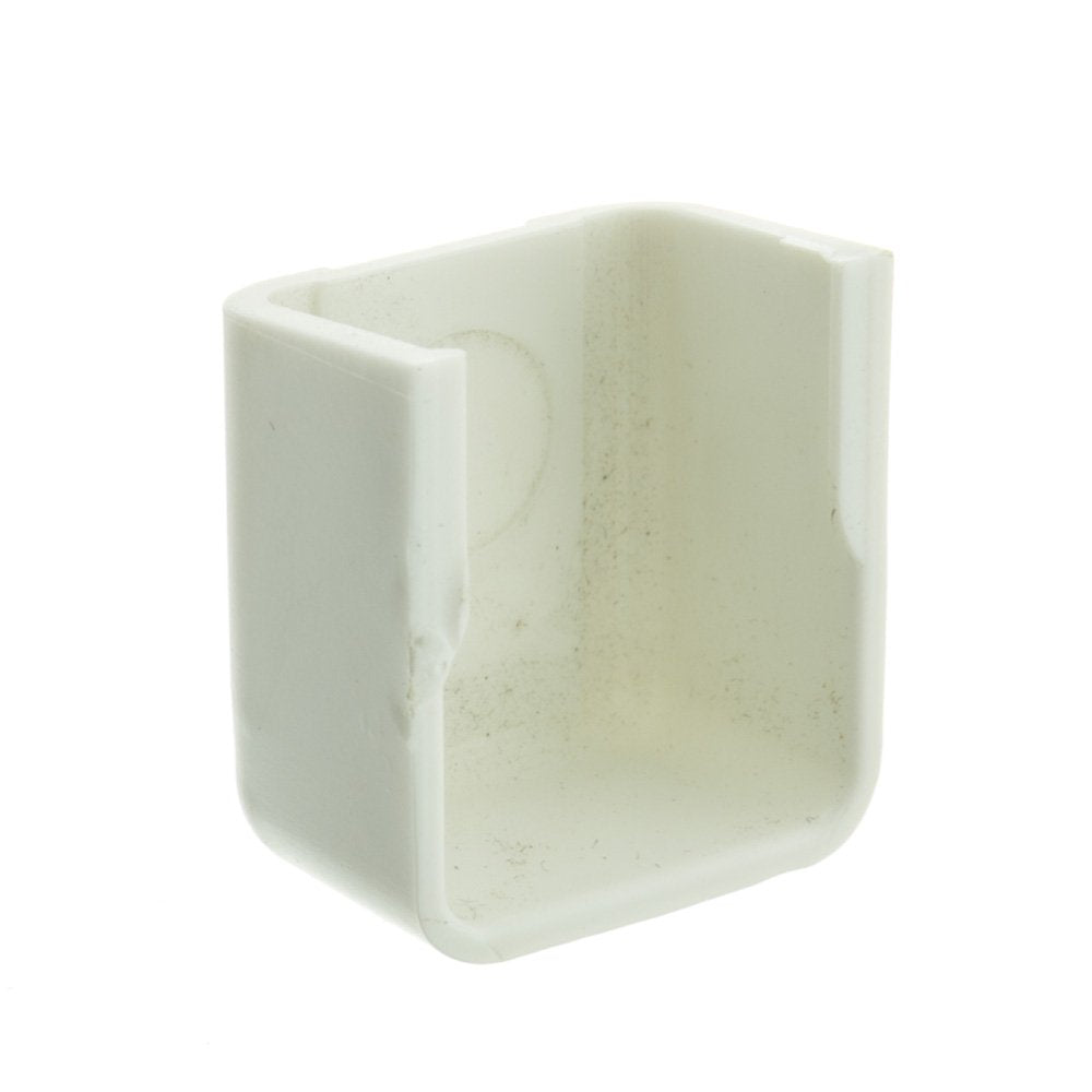 Cord Cover Cable Raceway, 3/4 inch Surface Mount Cable Raceway End Cap On-Wall Cord Concealer (Covers Raceway End), Cord Organizer/Wire Hider and Protector, White, Cablewholesale