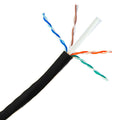 CableWholesale 1000 Foot Bulk Cat6a Ethernet Cable Spool 500 MHz, 23 AWG, UTP(Unshielded Twisted Pair) Solid Copper, Black