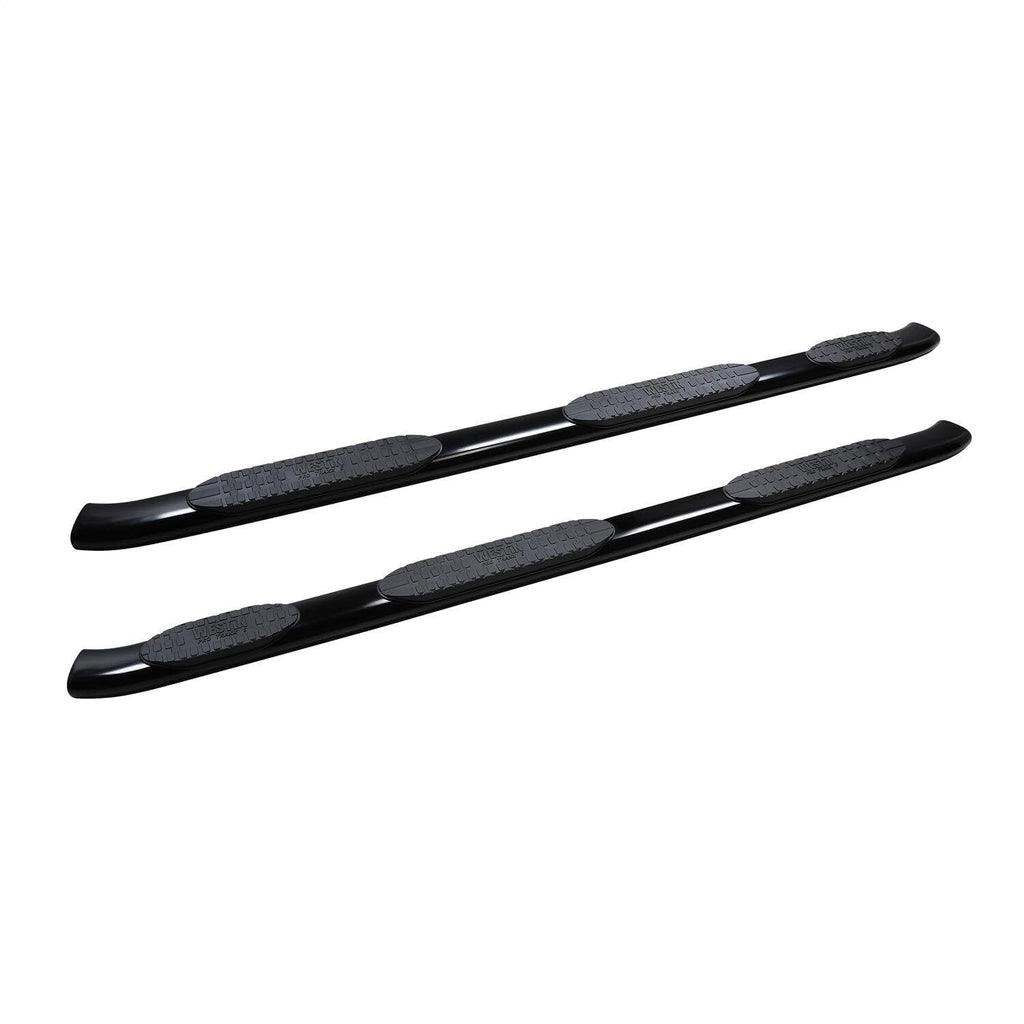 Westin 21-534705 PRO TRAXX 5 Oval Wheel to Wheel Nerf Bars Black Pair