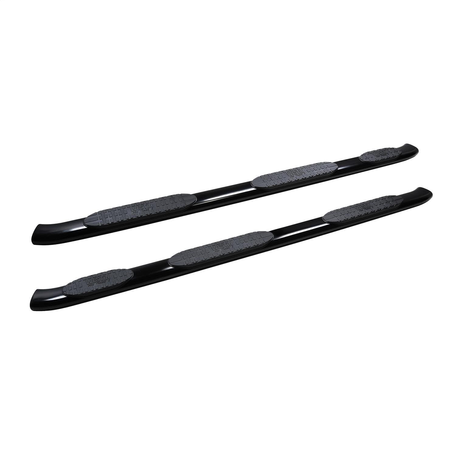 Westin 21-534705 PRO TRAXX 5 Oval Wheel to Wheel Nerf Bars Black Pair