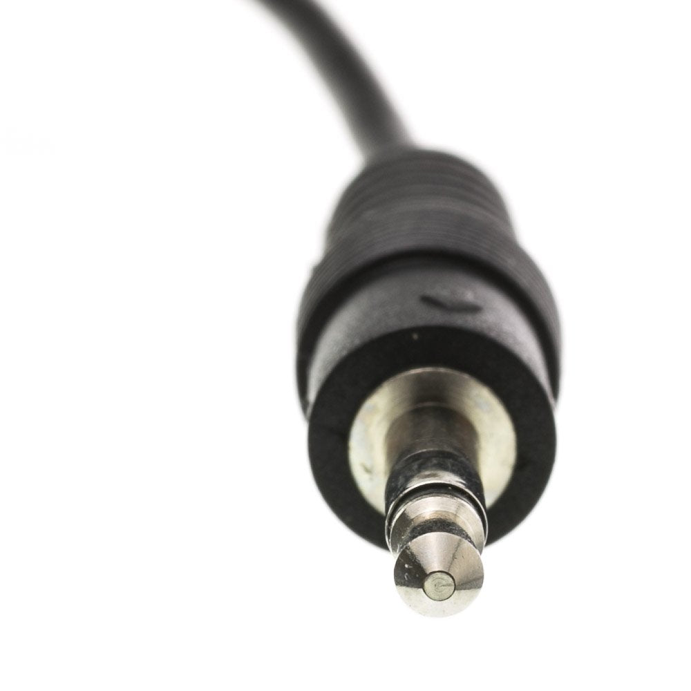 CableWholesale 3.5mm Stereo Audio Cable, 3.5mm Male to Male Nickel Plated Connectors, 28 AWG, Auxiliary Cable, Audio Aux Cable, Black, 50 feet