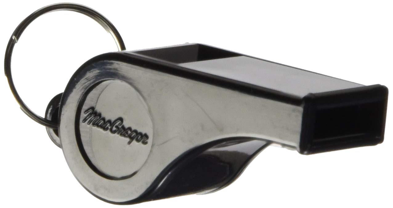 Macgregor Economy Plastic Whistle Pack, Black (One-Dozen)