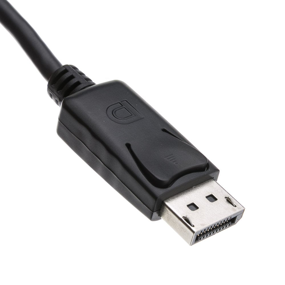 Cable Wholesale DisplayPort to VGA Adapter Cable, DisplayPort Male to HD15 Female, Only Works from DisplayPort to VGA, 6 inch
