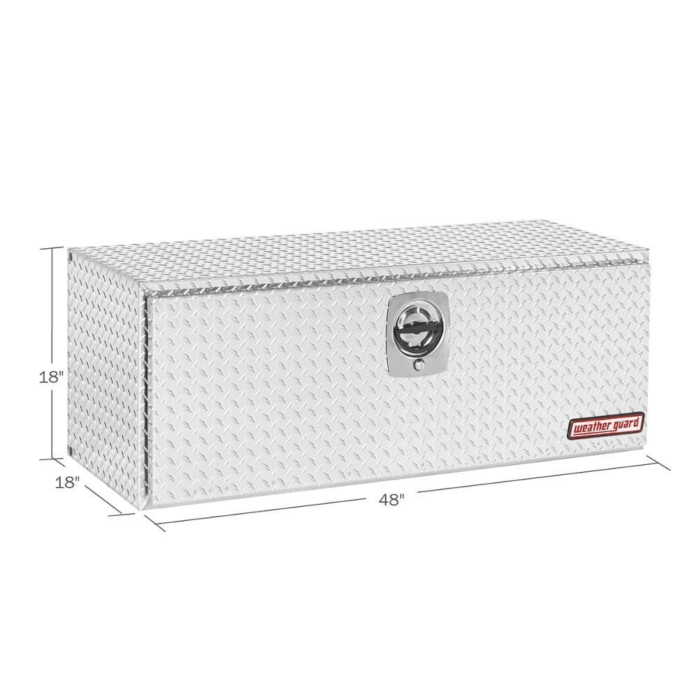 WEATHER GUARD (648002 Underbed Tool Box, Aluminum