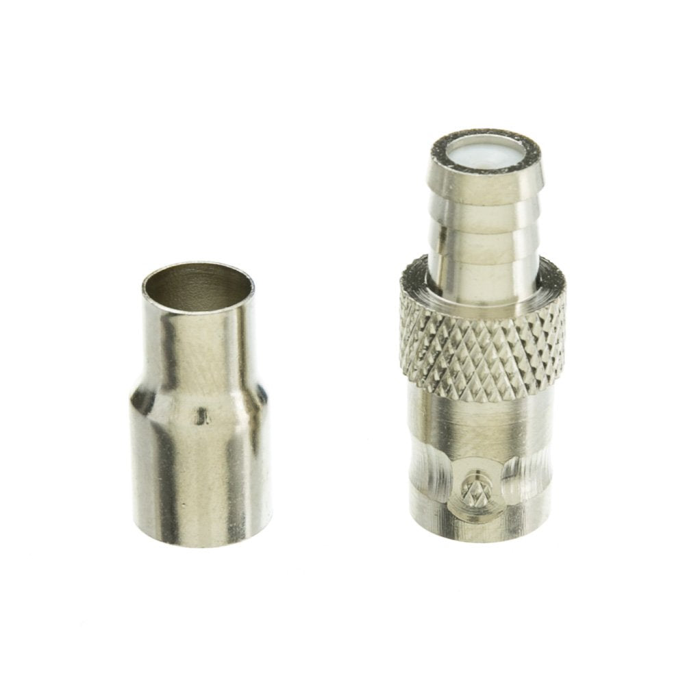 CableWholesale BNC Female Crimp Connector for RG59/62, 2 Piece