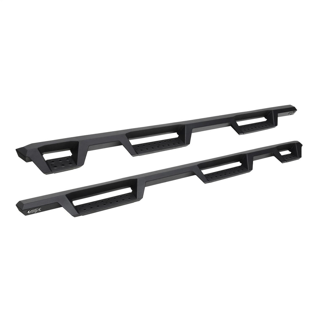 Westin 56-534685 HDX Drop Wheel to Wheel Nerf Bars fits 2019-2025 Silverado Sierra 1500 Crew Cab (5.5 Bed) (Exc 2019 Silverado LD/Sierra 1500 Limited) Textured Black Pair