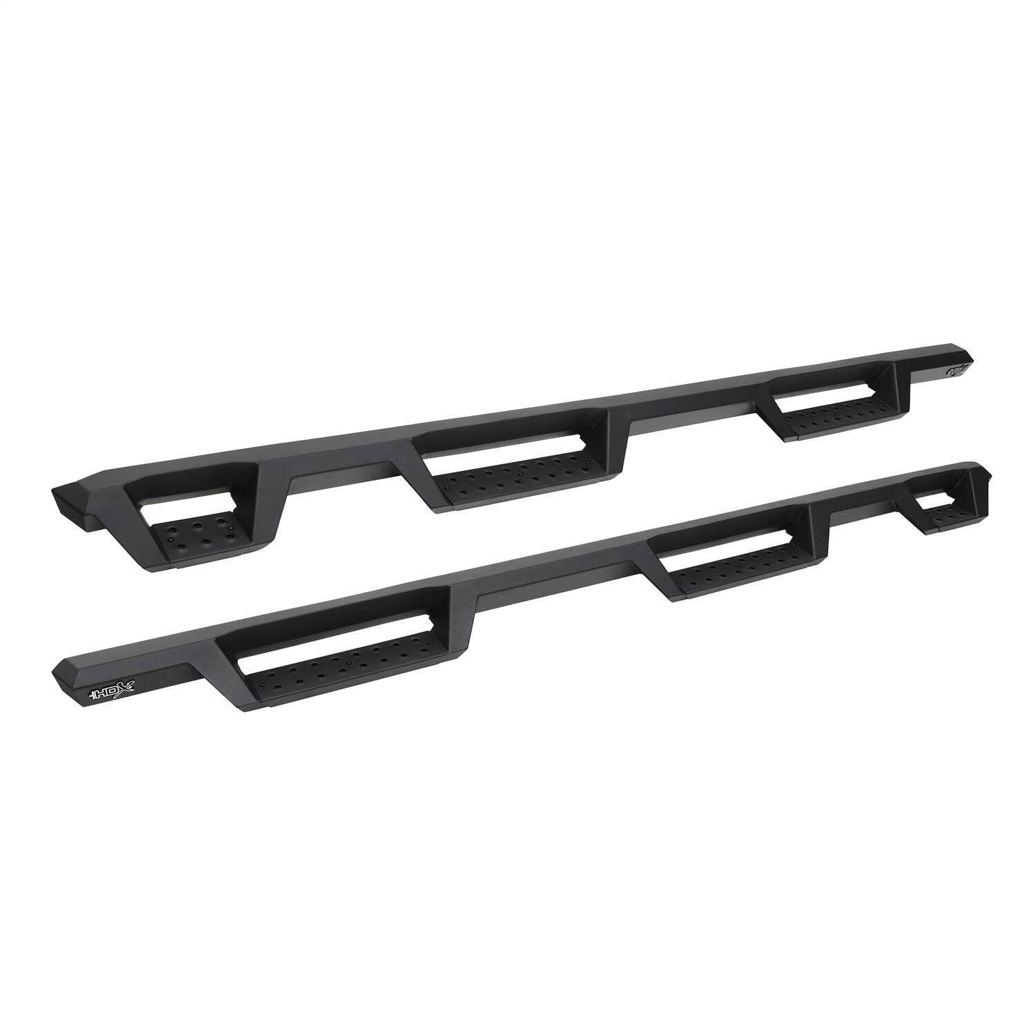 Westin 56-534685 HDX Drop Wheel to Wheel Nerf Bars fits 2019-2025 Silverado Sierra 1500 Crew Cab (5.5 Bed) (Exc 2019 Silverado LD/Sierra 1500 Limited) Textured Black Pair