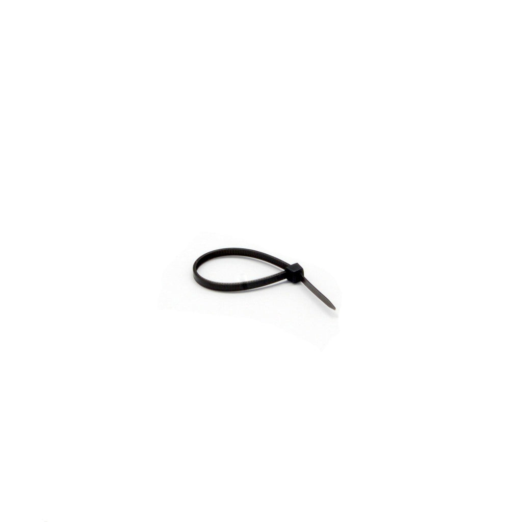 CableWholesale 4 Inch Nylon Cable Ties, 18 Lbs. (8 Kg) Weight Limit Tensile Strength, 100 Pack Self Locking Cable Zip Ties, White