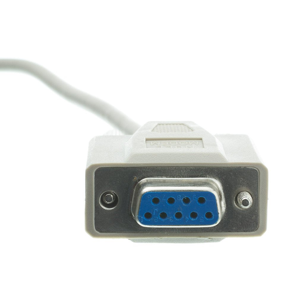 CableWholesale 6-Feet DB9 Male/DB9 Female 8C Null Modem Cable (10D1-20206)