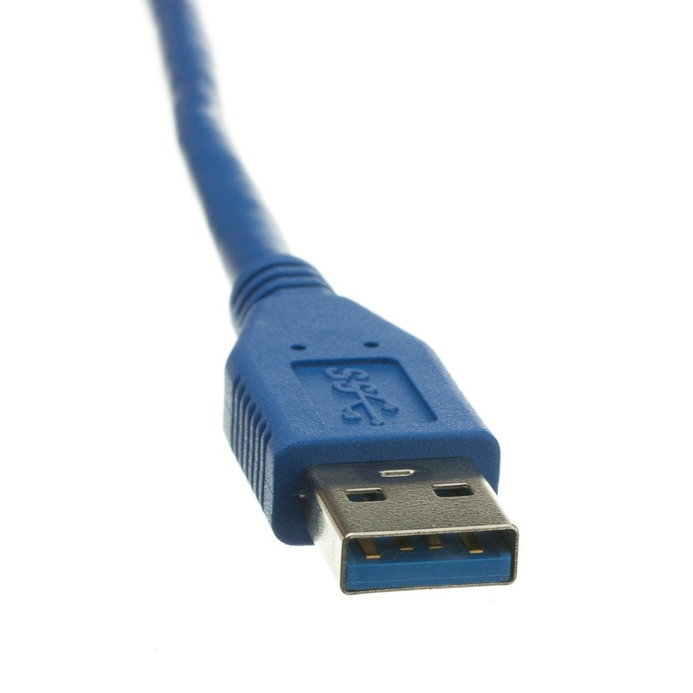 CableWholesale Micro USB 3.0 Cable, Blue, Type A Male/Micro-B Male, A Male to Micro B High Speed USB Cable, 3 ft