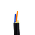 CableWholesale 2 Strand Fiber Optic Cable, Multimode, Black, 2000ft Spool