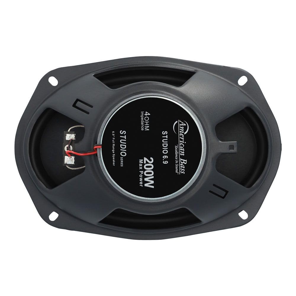American Bass Studio 6.9" Full Range Speakers, 200, Pair