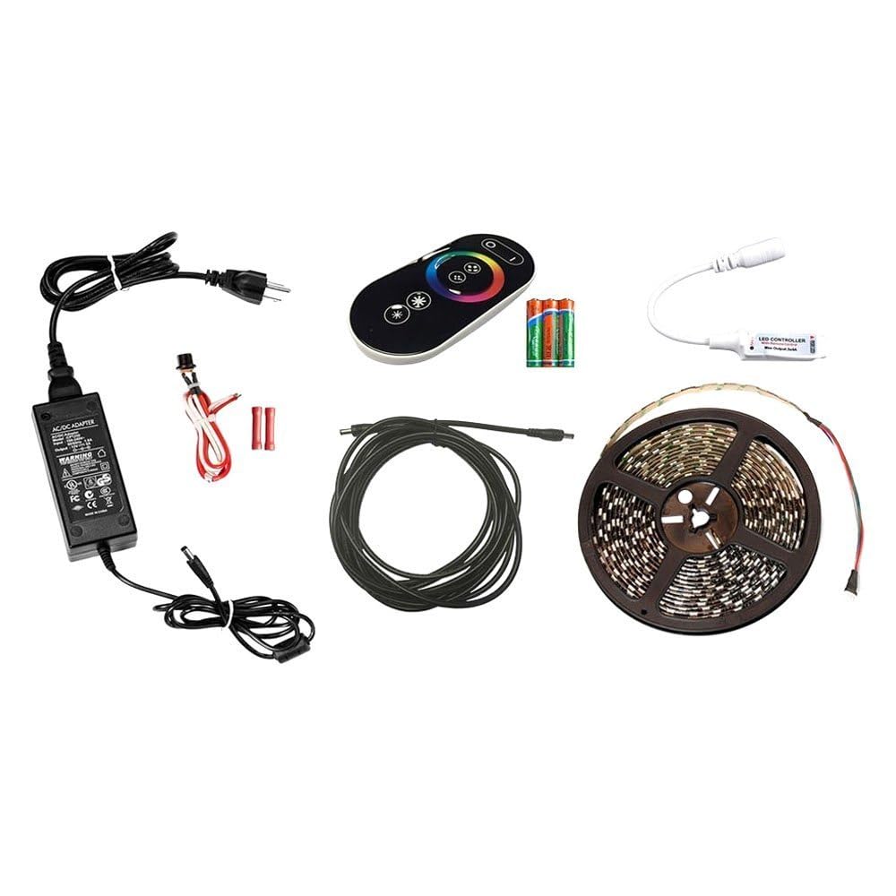 Carefree SR0112 Universal Color with White LED Add-On Awning Light Kit with Remote - White
