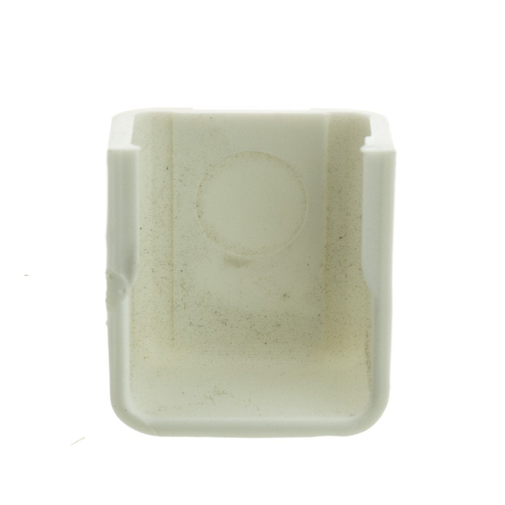 Cord Cover Cable Raceway, 3/4 inch Surface Mount Cable Raceway End Cap On-Wall Cord Concealer (Covers Raceway End), Cord Organizer/Wire Hider and Protector, White, Cablewholesale