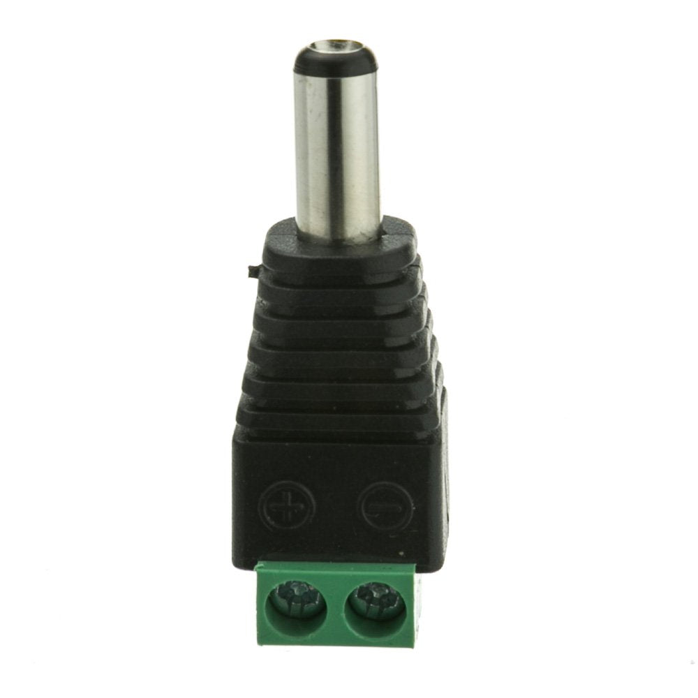 CableWholesale DC Male Power Plug to 2 Pin Terminal (Screw Down) Adapter