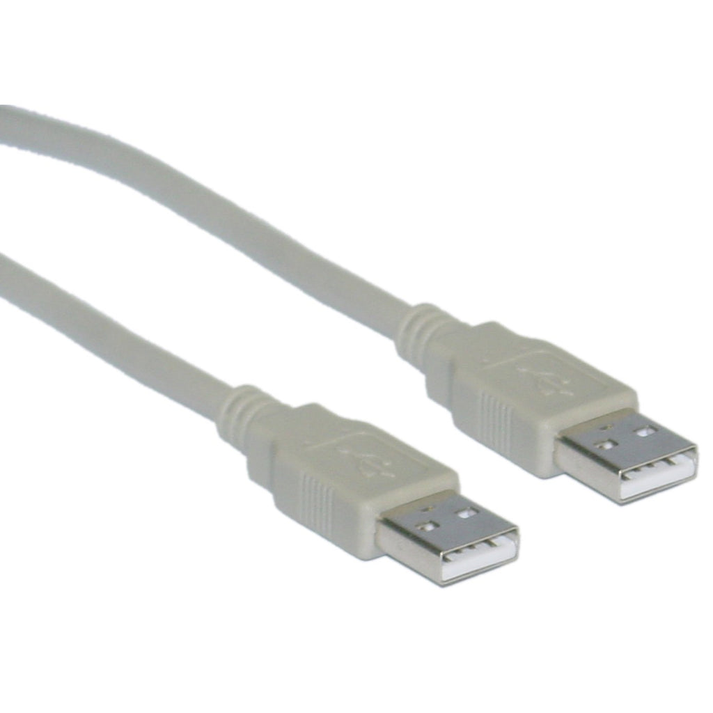 CableWholesale 10 feet USB 2.0 Cable, Black, Type A Male/Type A Male Plug, A Male/Male High Speed USB Cable, Data Transfer Cable USB 2, Type A Male to Type A Male Cable