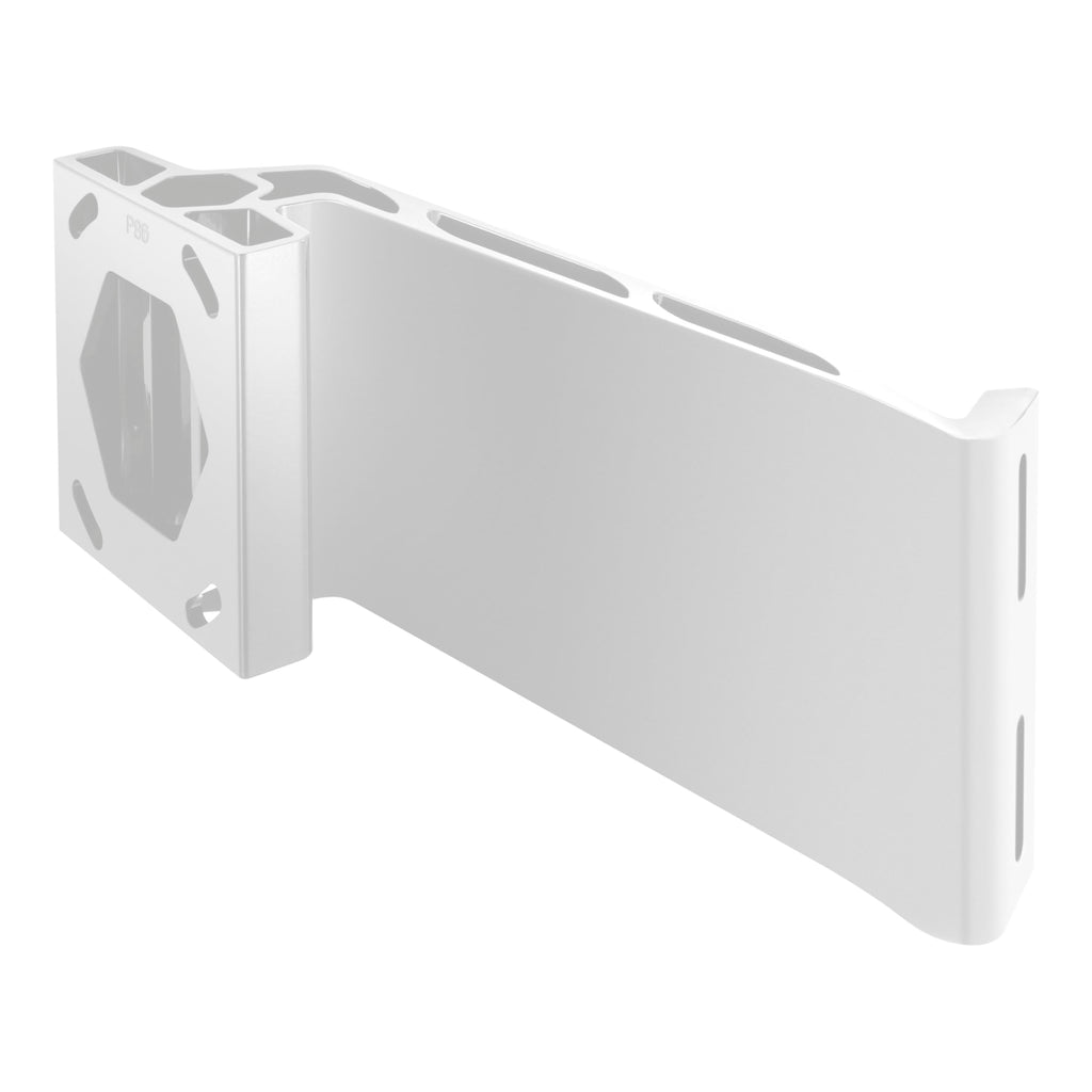 Minn Kota Jack Plate Adapter Bracket for Raptor – Port, 8" Setback, 6" Rise, White