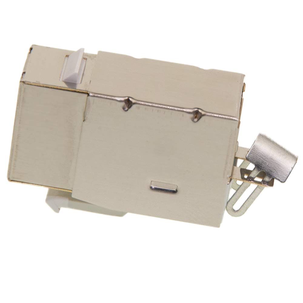 Shielded Cat5e Keystone Jack, RJ45 Female to 110 Punch Down