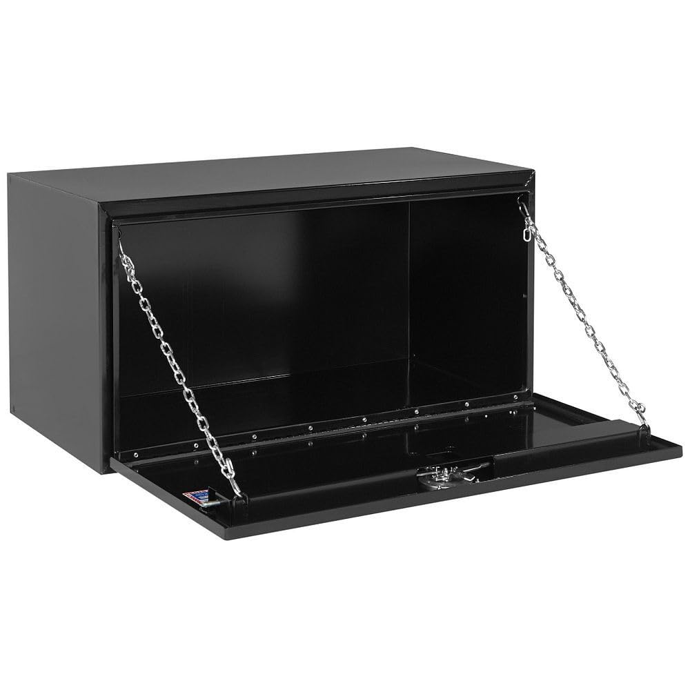Weather Guard (550502 Jumbo Underbed Tool Box, Steel , Black