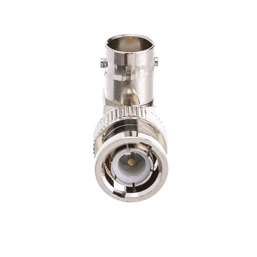 CableWholesale BNC Right Angle Adapter, BNC Male to BNC Female Elbow