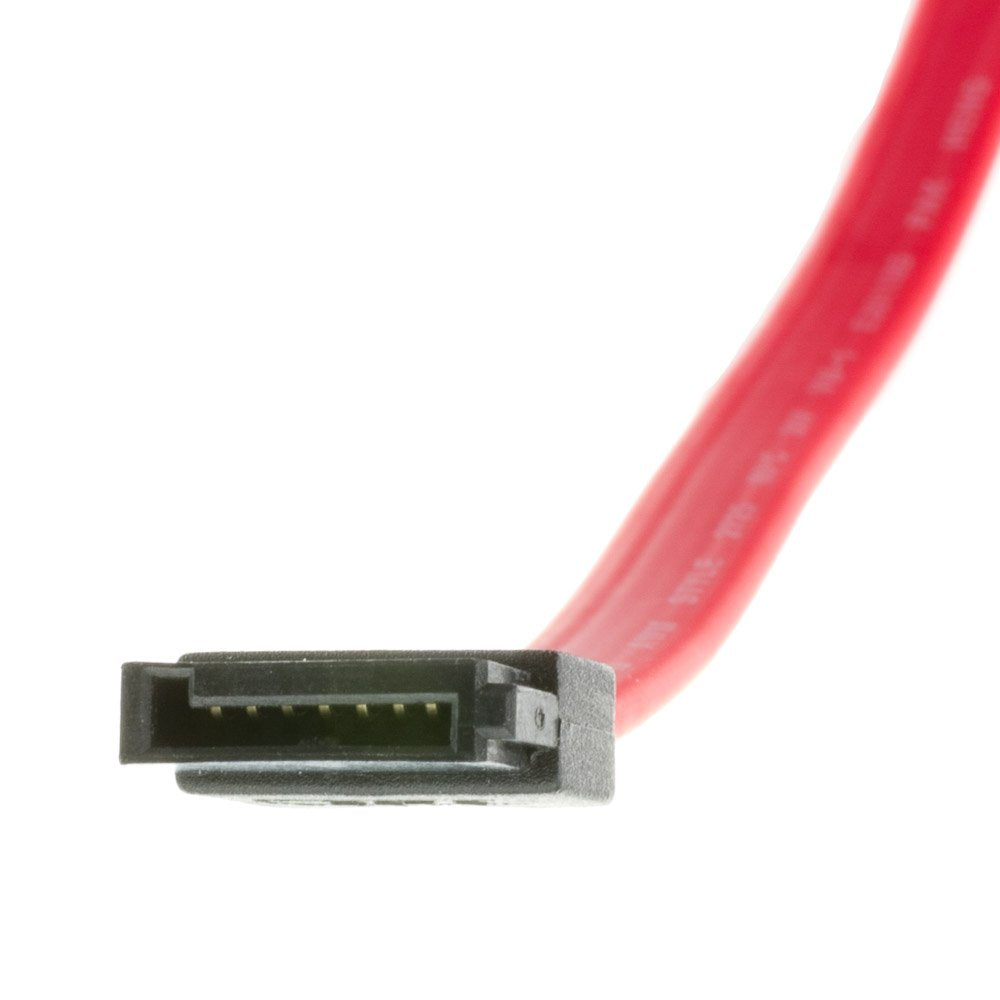 CableWholesale 1.5 Feet Serial(ATA) Cable, SATA Internal Female Plug Connector (Female/Female), 26 AWG, Red, SATA Cable Female to Female, SATA Serial ATA Data Cable