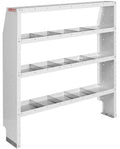 Weather Guard Adjustable 4 Shelf Unit, 60in x 52in x 13.5in, Model 9375-3-03