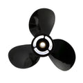 Quicksilver Black Diamond Bravo Two Propeller Black Finish, 18.25" Diameter x 19" Pitch, Left Hand Rotation