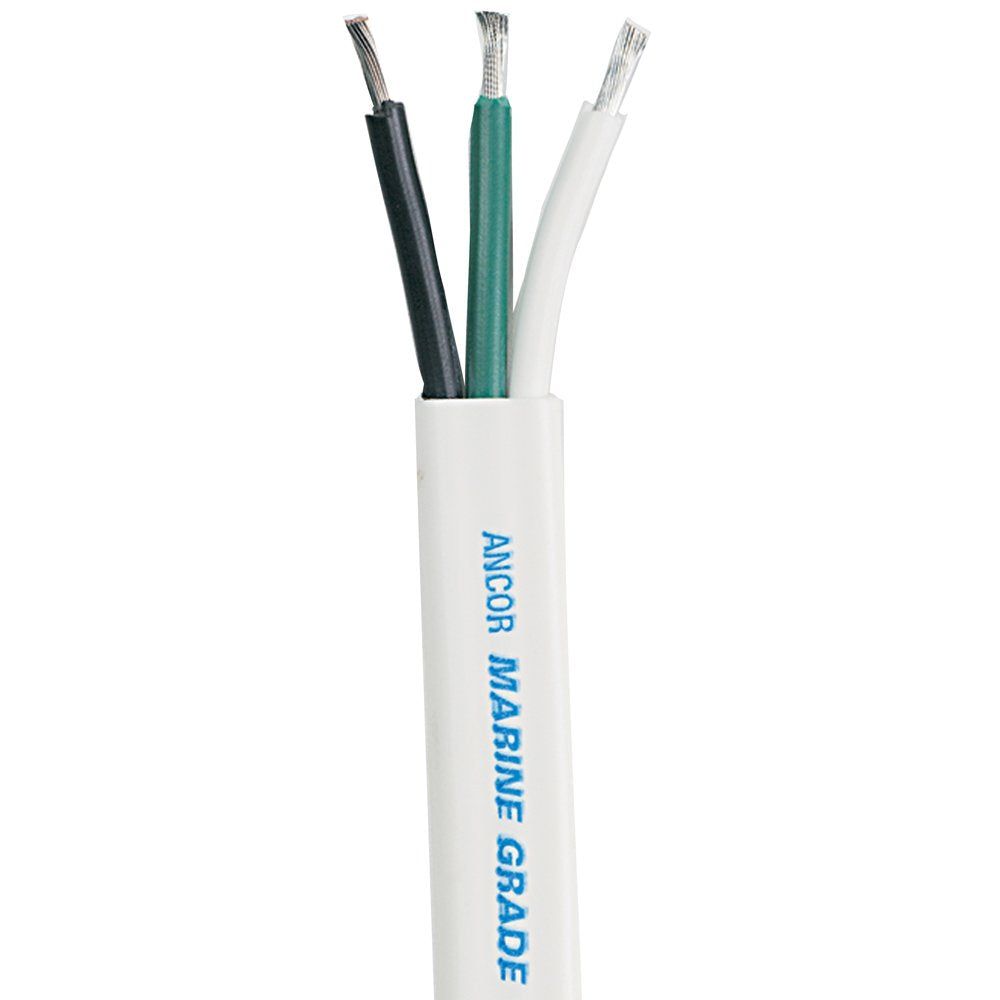 Ancor Marine Grade Products 131110 Triplex Cable, 10/3 AWG (3 x 5mm2), Flat - 100ft