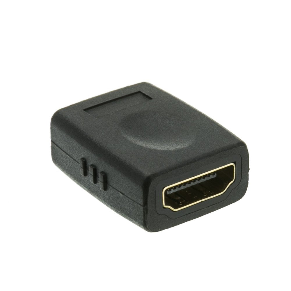CableWholesale HDMI Female to Female Coupler/Adapter, HDMI Type A to Type A Female, 4K 60Hz, Black
